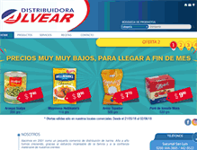 Tablet Screenshot of distribuidoraalvear.com.ar